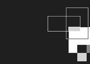 geometrico preto e cinza