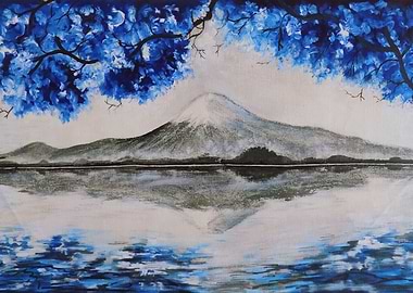 MOUNTAIN AND BLUE FOREST