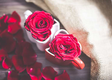 Roses and Rose Leafs