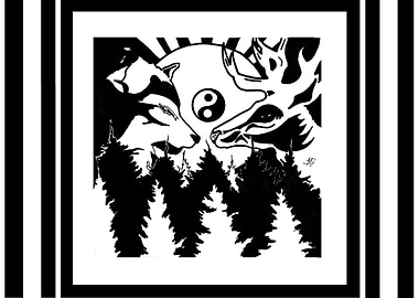 Yin yang preda predatore