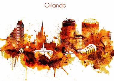 Orlando Florida Skyline