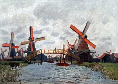 Windmills near Zaandam
