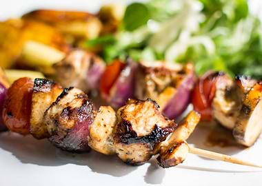 Skewers With Plantains
