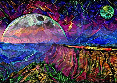 Fantasy Starry Night