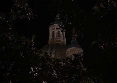 Tower through the trees