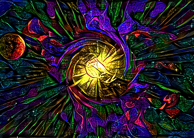 Galaxy Star Fire Explosion