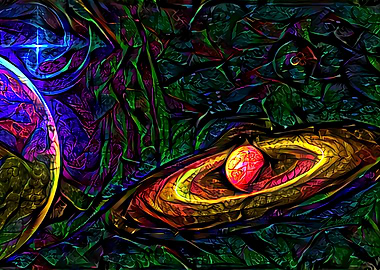 Spinning Universe Planet