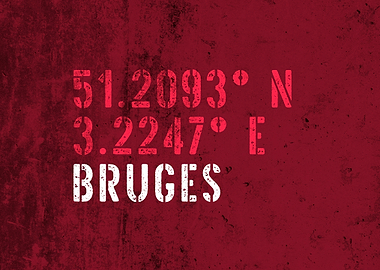 Bruges City Coordinates