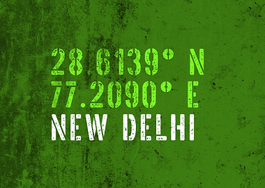 New Delhi City Coordinates