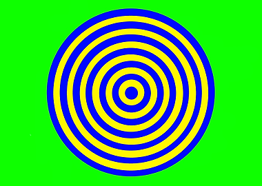 Blue and Yellow Circles