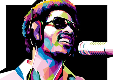 stevie wonder pop art