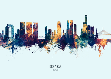 Osaka Skyline Japan