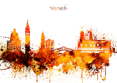 Venice Italy Skyline