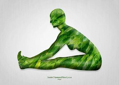 Seated Forward Bend pose