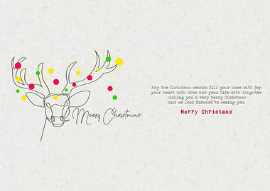 Merry Christmas typography