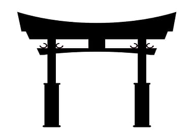 Tori Gate Silhouette