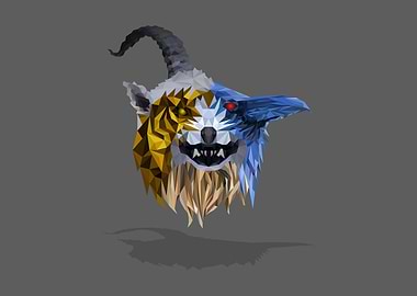 Animals Print lowpoly art