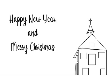 Merry Christmas typography