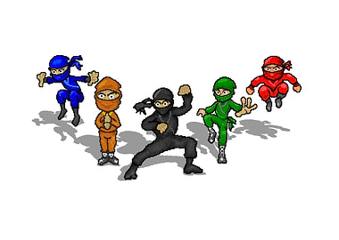 Ninja Squad Pixel art