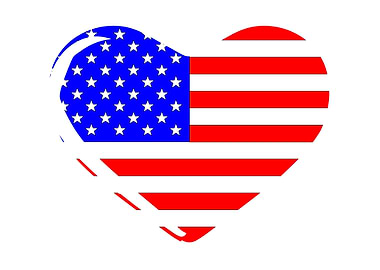 Stars and Stripes Heart