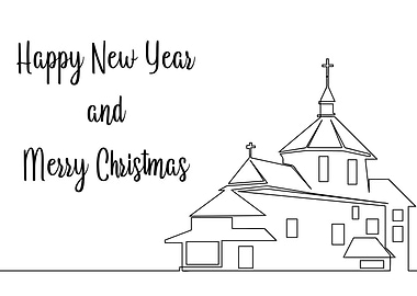 Merry Christmas typography