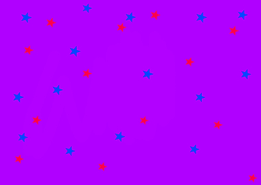 Stars on Purple