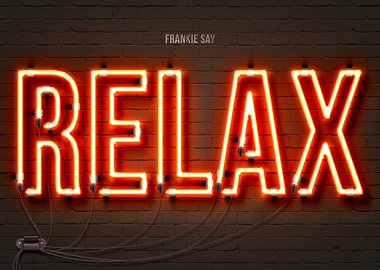 Frankie Say Relax neon