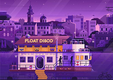 Floating Disco Night Club