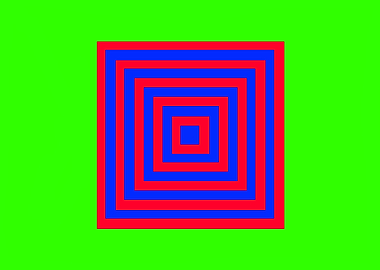 Blue and Red Squares