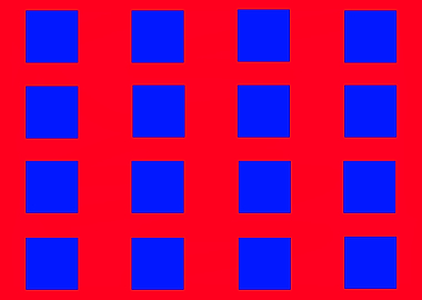 16 Blue Squares