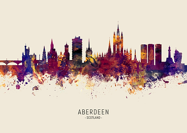 Aberdeen Skyline Scotland