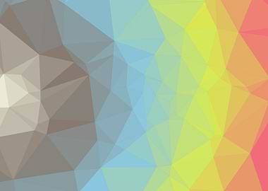 Rainbow Trianglify colors