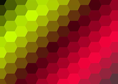 Rainbow Trianglify colors