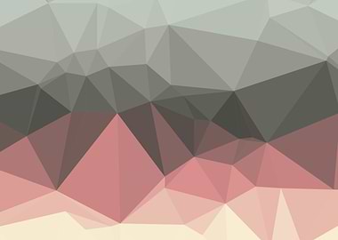 Mountains Trianglify color