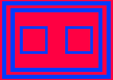 Pair of Red Squares