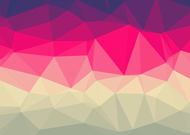 Hotpink Trianglify colors
