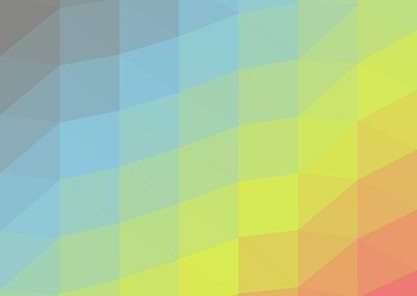 Rainbow Trianglify colors