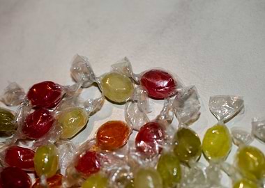 Colorful candies bon bons