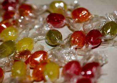 Colorful candies bon bons