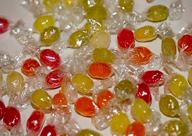 Colorful candies bon bons