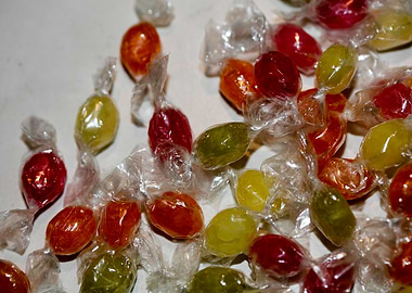 Colorful candies bon bons