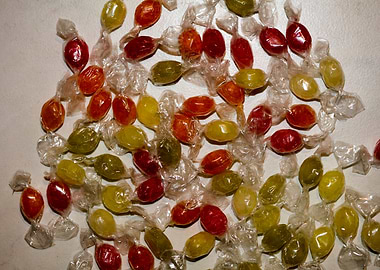 Colorful candies bon bons