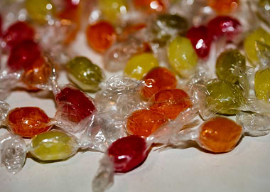 Colorful candies bon bons