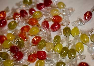 Colorful candies bon bons