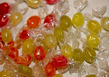 Colorful candies bon bons