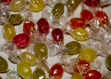 Colorful candies bon bons