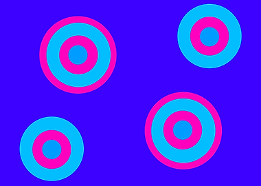 Four Pink Circles