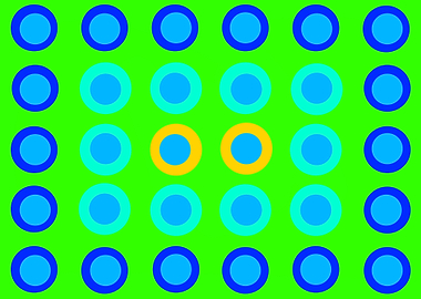 30 Blue Circles