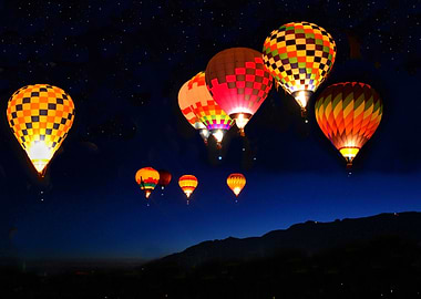 Lights over Albuquerque