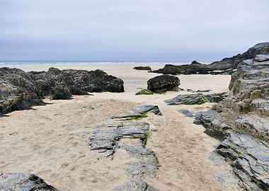 Perranporth Beach Cornwall